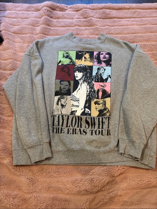 Taylor Swift Tops - taylor swifts The Eras Tour grey crewneck (size M)